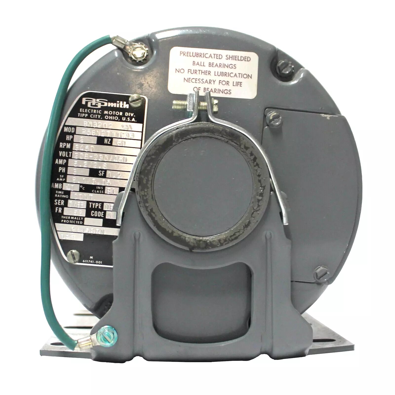 Century/ A.O. Smith BK3202 P56N2T11C33 Electric Fan Motor, 2 HP / 3450 RPM