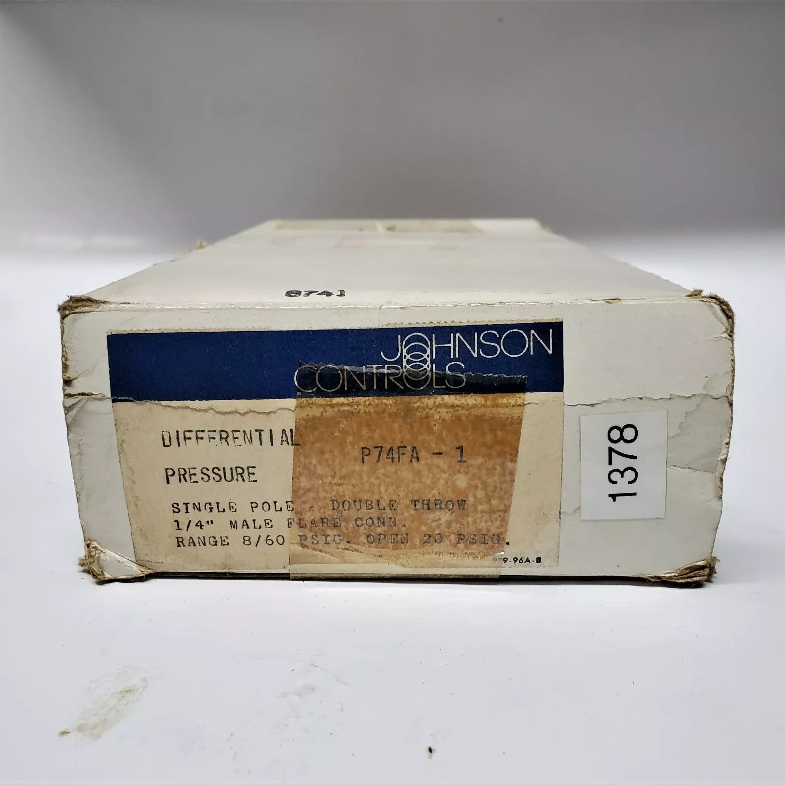 Johnson Controls P74FA-1 Differential Pressure