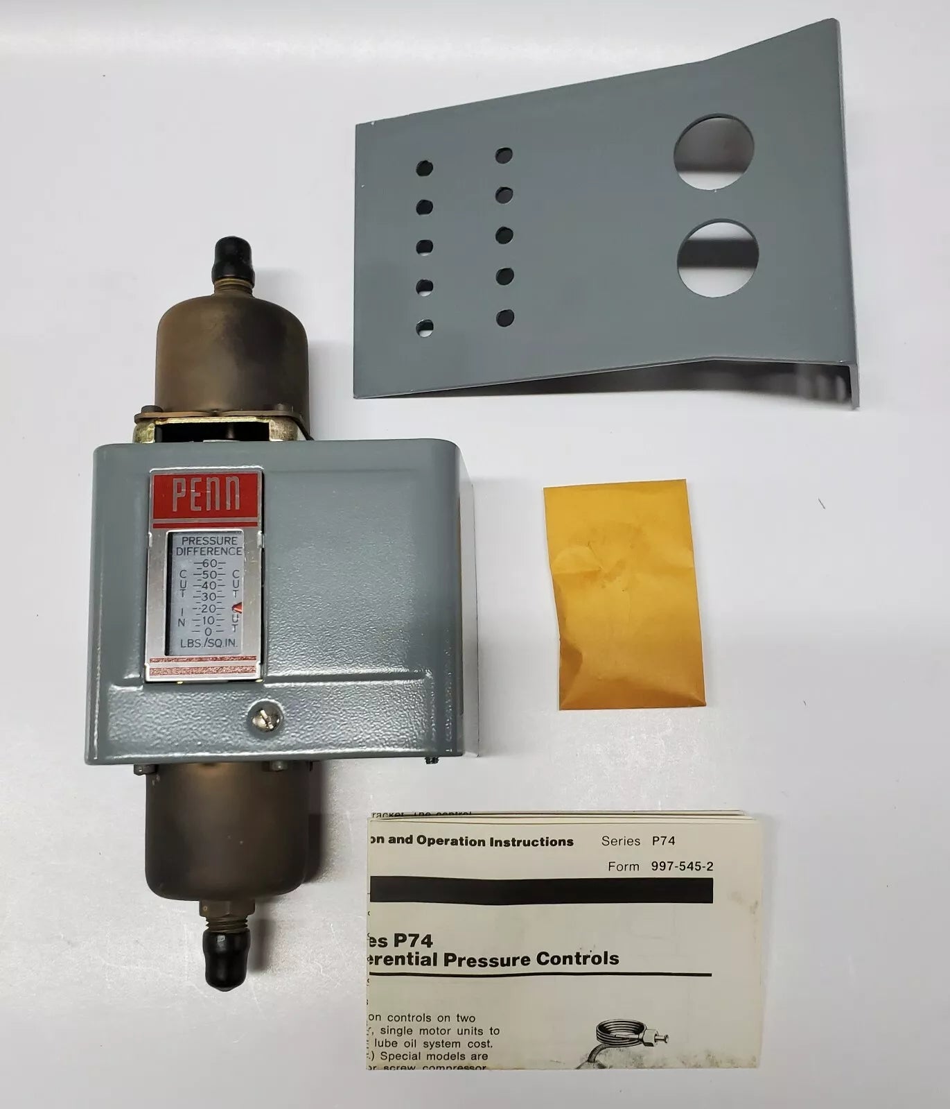 Johnson Controls P74FA-1 Differential Pressure