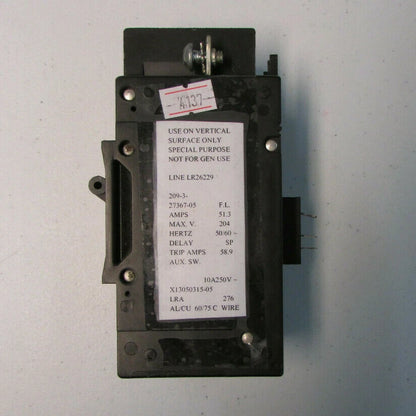 Airpax LR26229 Circuit Breaker 3Pole 51.3AMP 204V