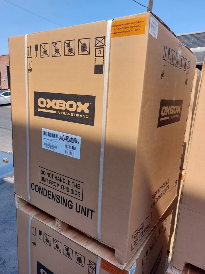 OXBOX 5 Ton Condensing unit ( Trane Brand) R410A | 14 SEER | J4AC4060A1000AA