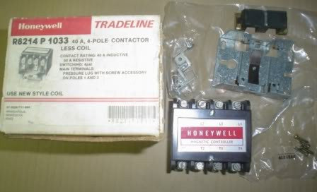 Honeywell Contactor R8214 P1033