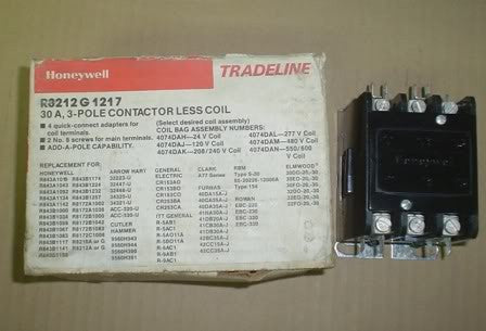 Honeywell Contactor R8212 G1217