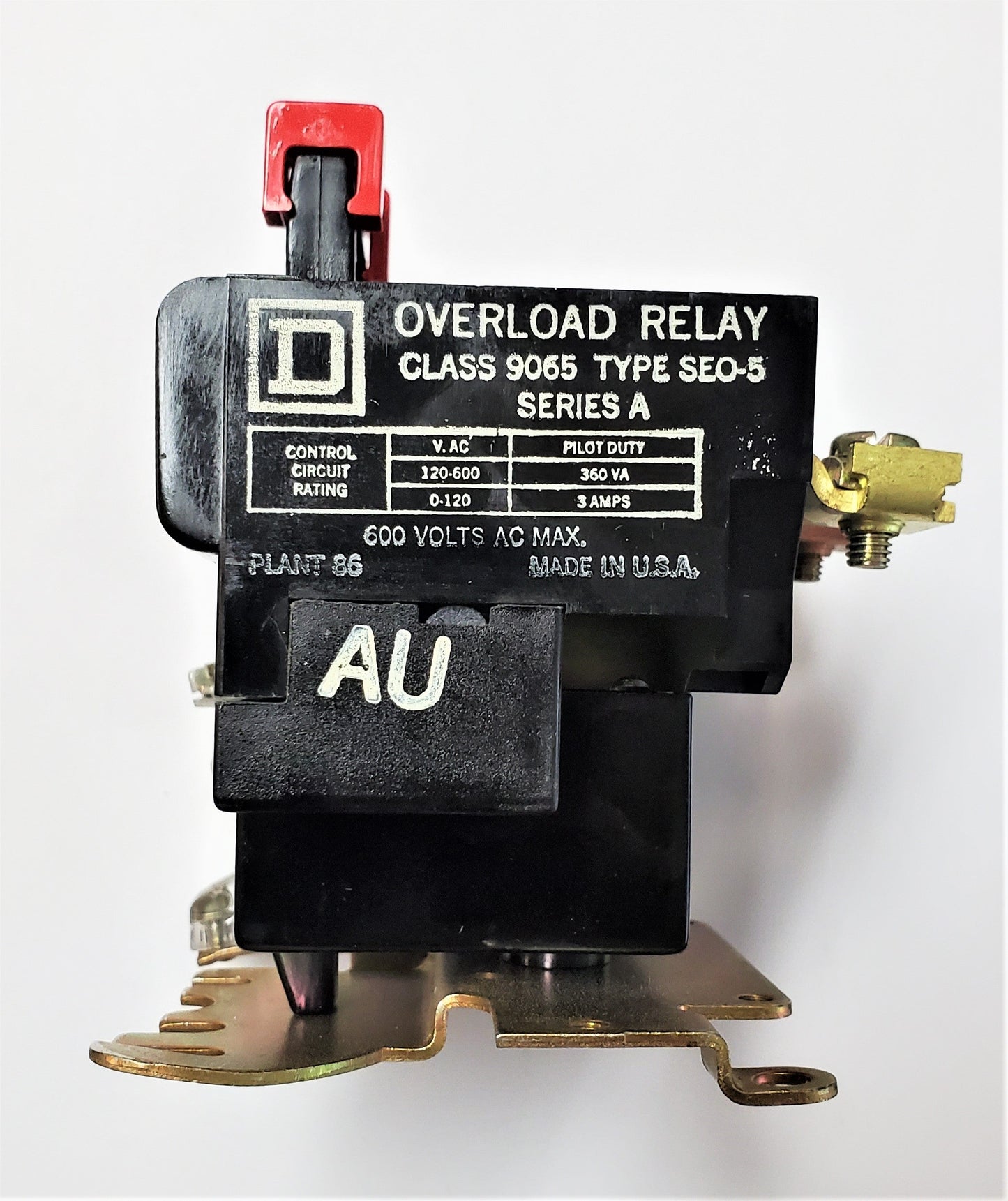 Square D Relay 87882 | Class 9065 Type SEO-5