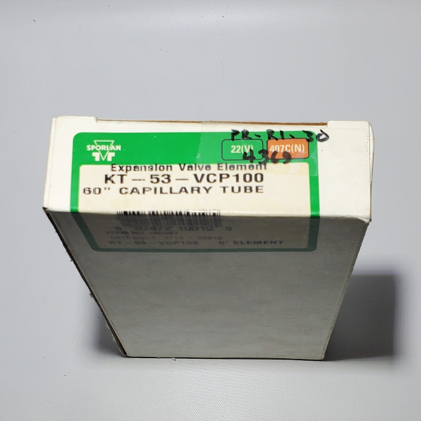 New: Sporlan KT-53-VCP100 Expansion Valve Element