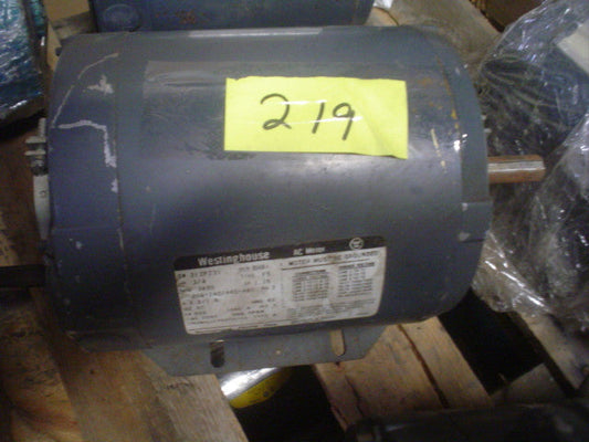 Westinghouse Motor Model:312P231 Serial:BA82 208-240/440-480V, 3phase, 60hz, .75hp