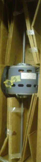 General Electric HE4F007N HVAC Motor