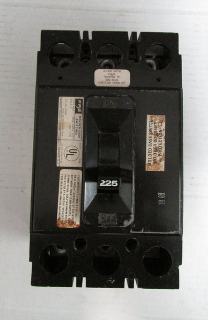 FPE YX50373-32 3POLE Circuit Breaker 225AMP 240V