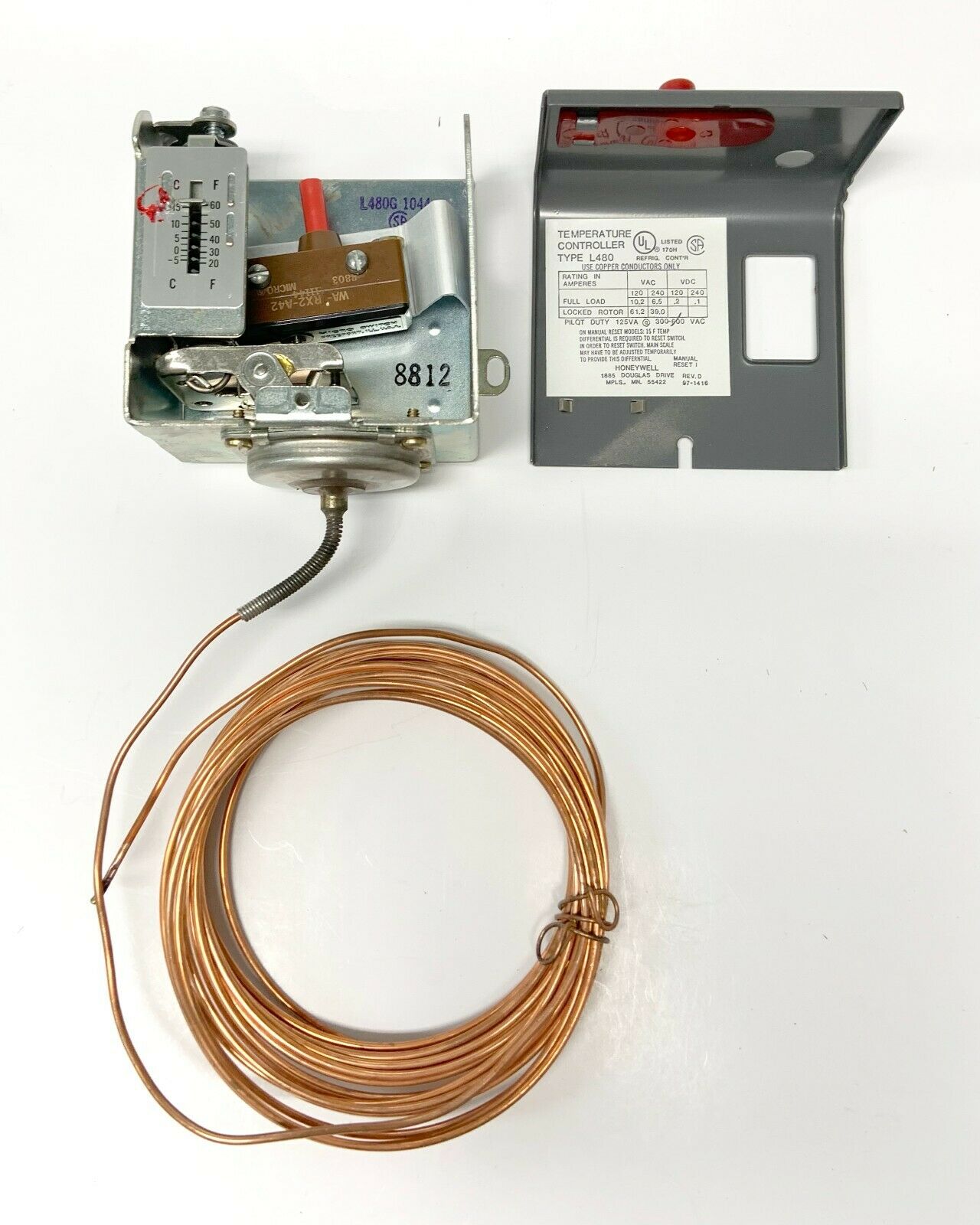Honeywell 060075 Temperature Controller Edpac 