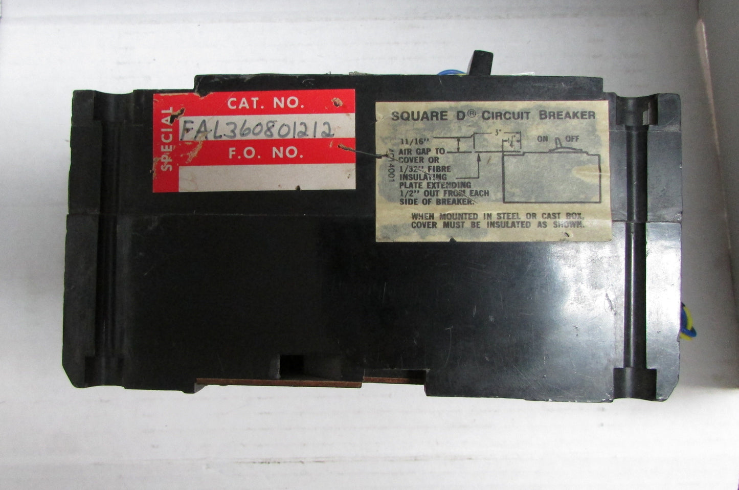 Square D FAL360801212 Circuit Breaker 