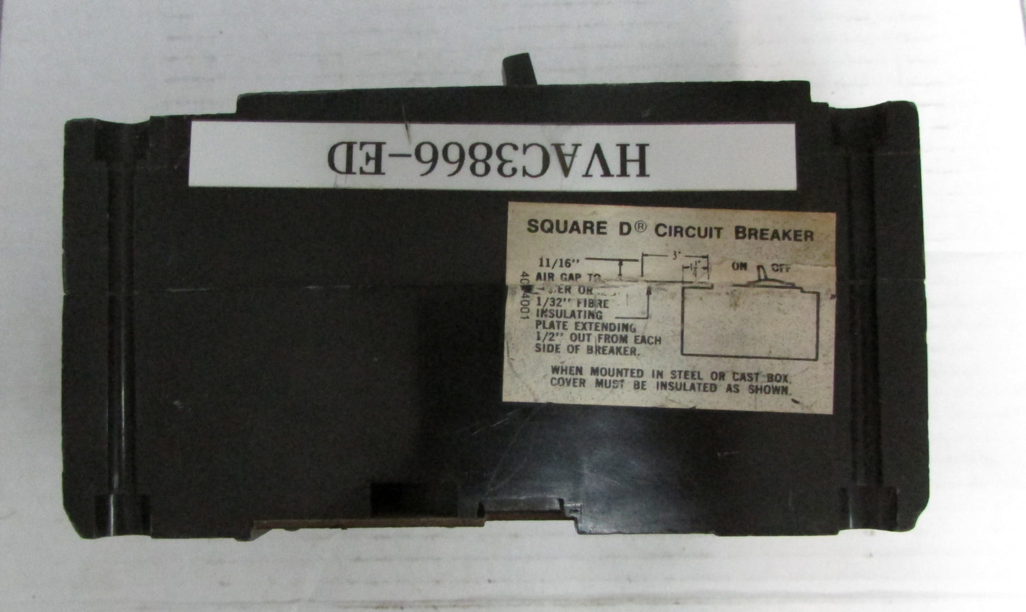 SQUARE D FAL32080 CIRCUIT BREAKER