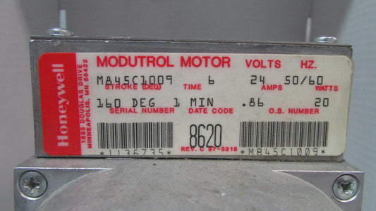 Honeywell M845C-1009 Modutrol Motor