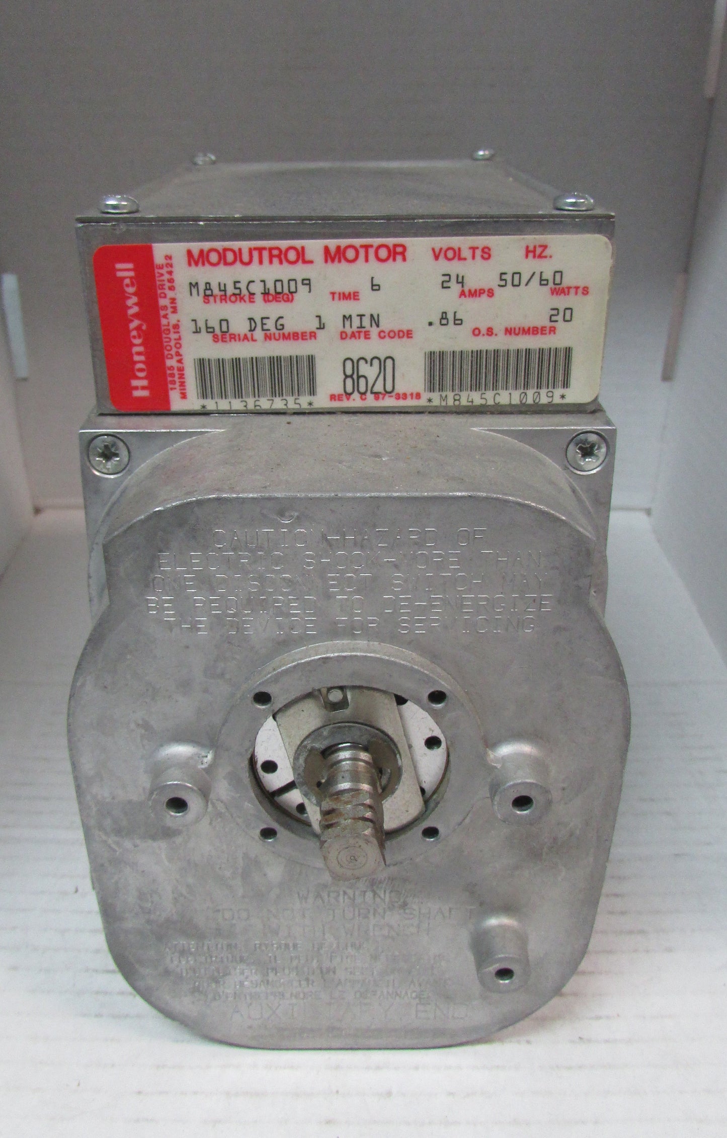 Honeywell M845C-1009 Modutrol Motor