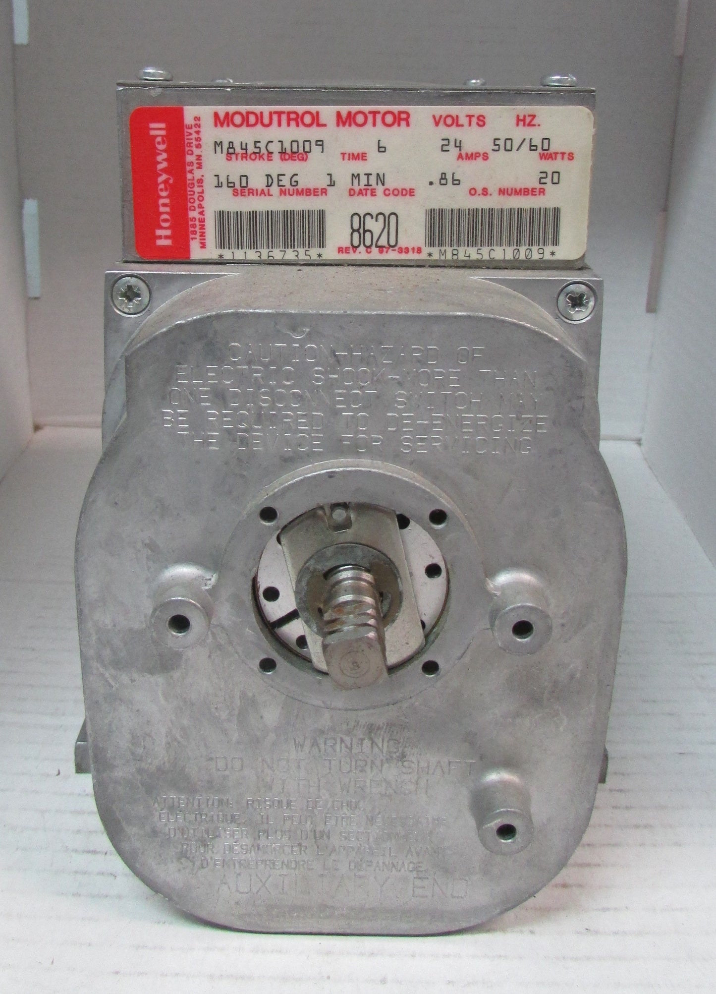 Honeywell M845C-1009 Modutrol Motor