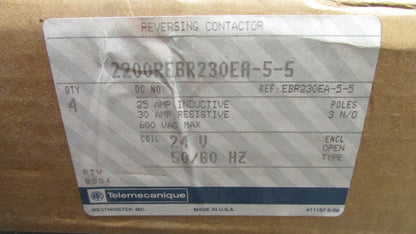 Telemecanique 2200REBR230EA-5-5 Reversing Contactor