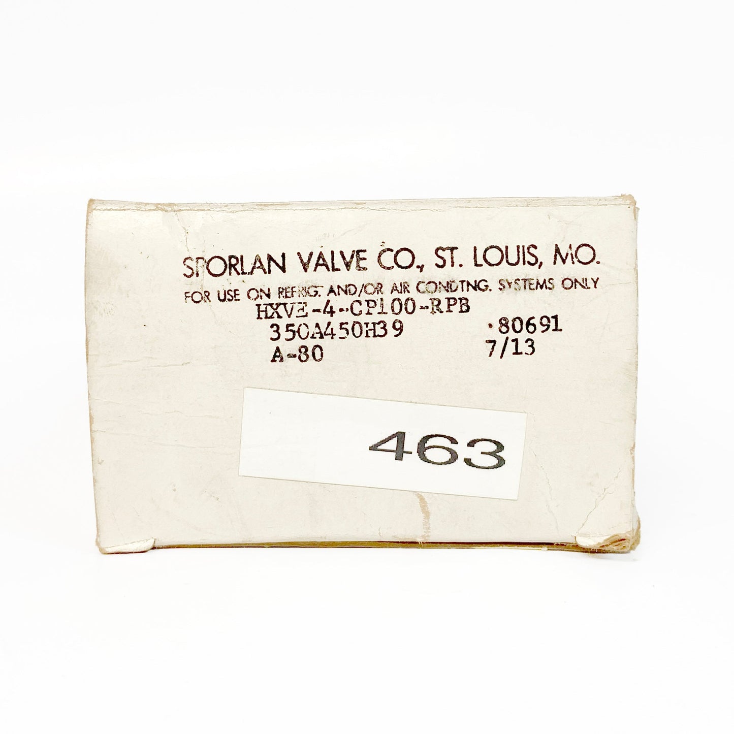 Sporlan HXVE-4-CP100 RPB Expansion Valve