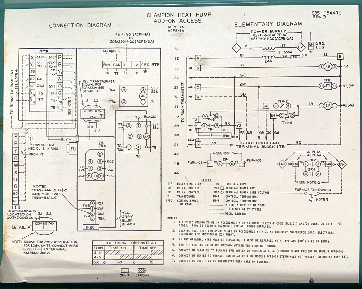 York ACPE-6A Circuit Setter