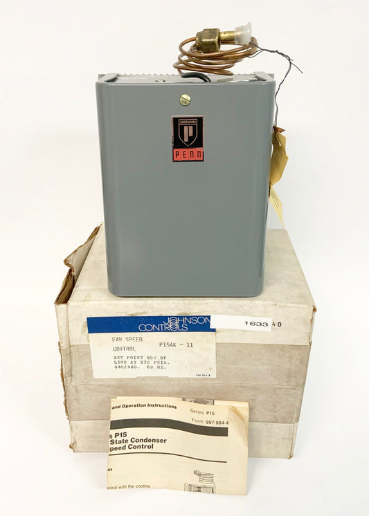 Johnson Controls P15AK-11 Fan Speed Control