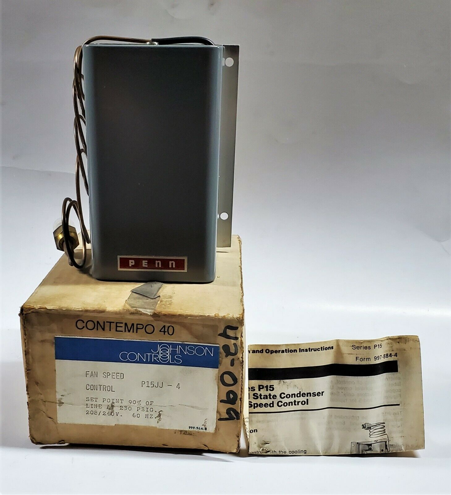 Johnson Controls P15JJ-4 Fan Speed Control