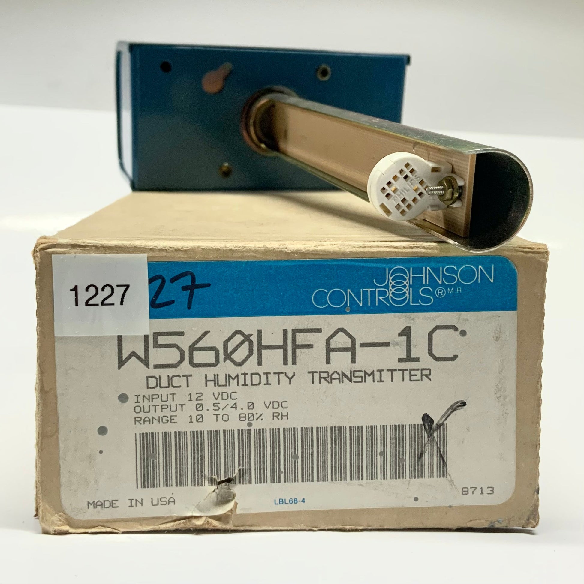 Johnson Controls W560HFA-1C Duct Humidity Transmitter