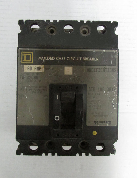 SQUARE D FAL32080 CIRCUIT BREAKER