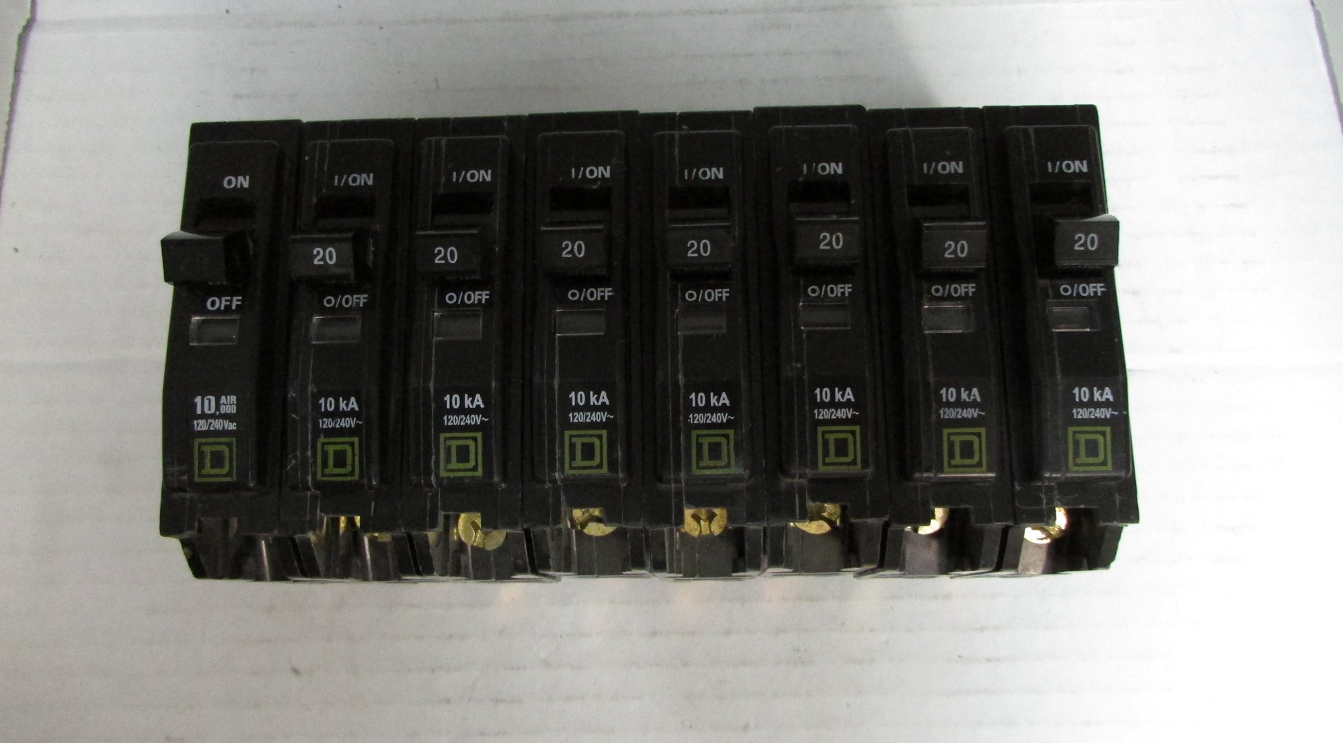 Square D AD-7097 Circuit Breaker 20A 10kA x 8 pieces