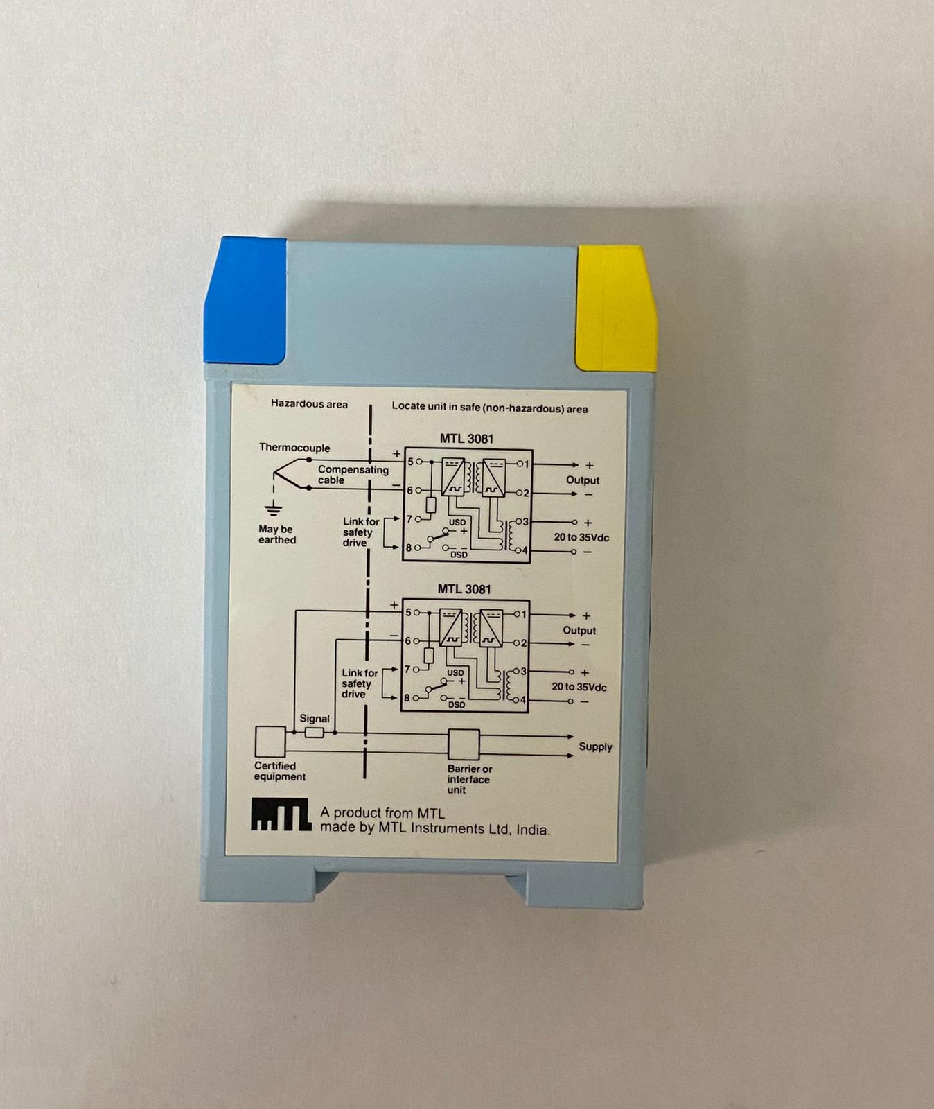 MTL Measurement Technology Ltd  Instruments MTL-3081 Millivolt Isolator