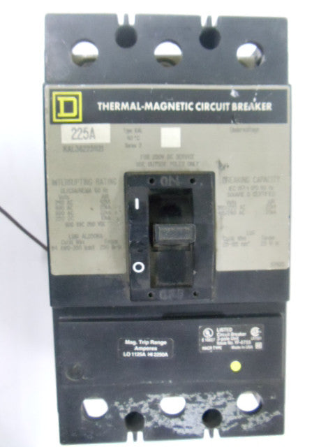 SQUARE D KAL362251121 CIRCUIT BREAKER