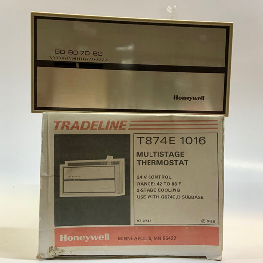 Honeywell T874E 1016 Multistage Thermostat