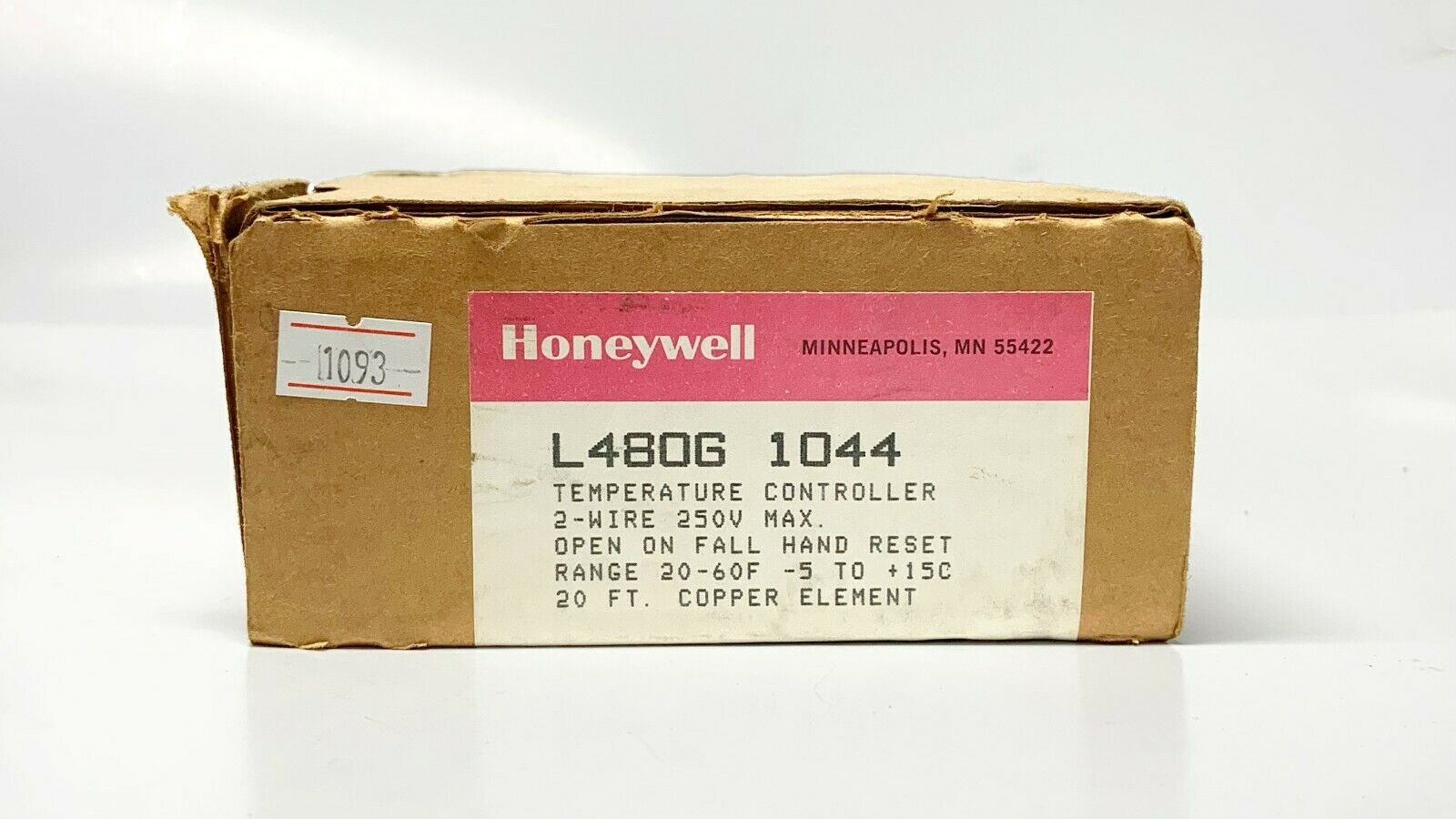 Honeywell 060075 Temperature Controller Edpac 