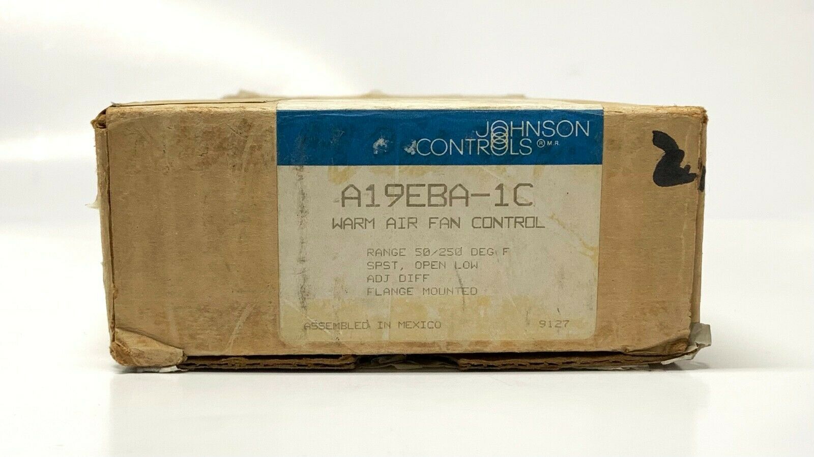 Johnson Controls A19EBA-1C Warm Air Fan Control