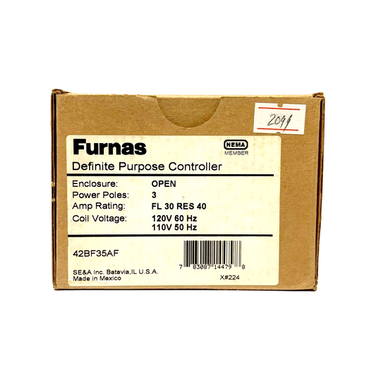 Furnas 42BF35AF Definite Purpose Controller, 3-Pole