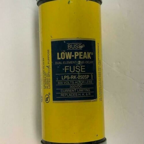 USED COOPER BUSSMANN LOW PEAK LPS-RK-250SP FUSE